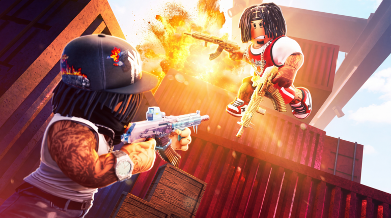 Hood Rivals official Roblox cover art